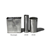 RECYCLED STEEL TRASH CAN / Round ø100