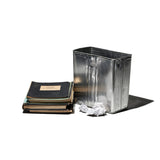 RECYCLED STEEL TRASH CAN / Rectangle