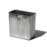 RECYCLED STEEL TRASH CAN / Rectangle