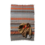 RECYCLED WOOL MIX BLANKET / Assorted Colour