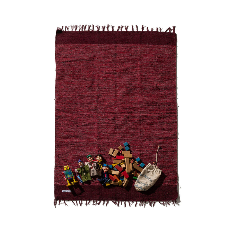 HANDLOOM RECYCLED YARN RUG / 1.4 x 2.0