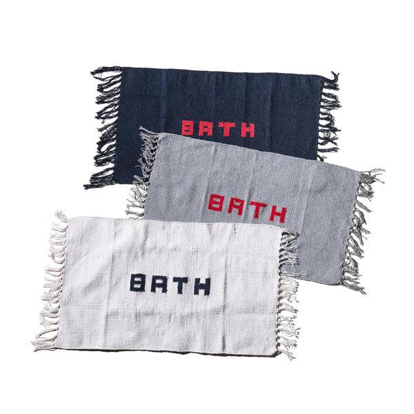 HANDLOOM RECYCLED YARN BATH MAT