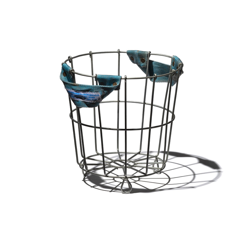 BELT HANDLE ROUND BASKET