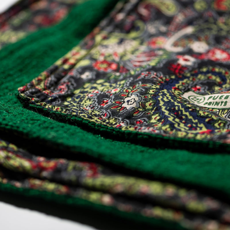 REVERSIBLE NAP MAT / PAISLEY x GREEN