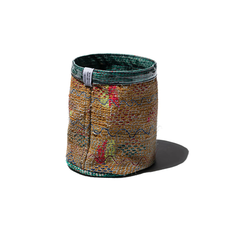 COVERED VINTAGE KANTHA QUILT ORGANISER