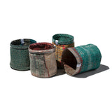 COVERED VINTAGE KANTHA QUILT ORGANISER