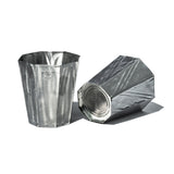 RECYCLED STEEL TRASH CAN / Octagon