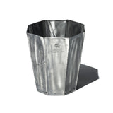 RECYCLED STEEL TRASH CAN / Octagon