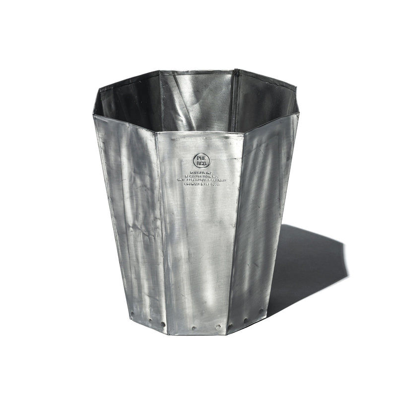 RECYCLED STEEL TRASH CAN / Octagon