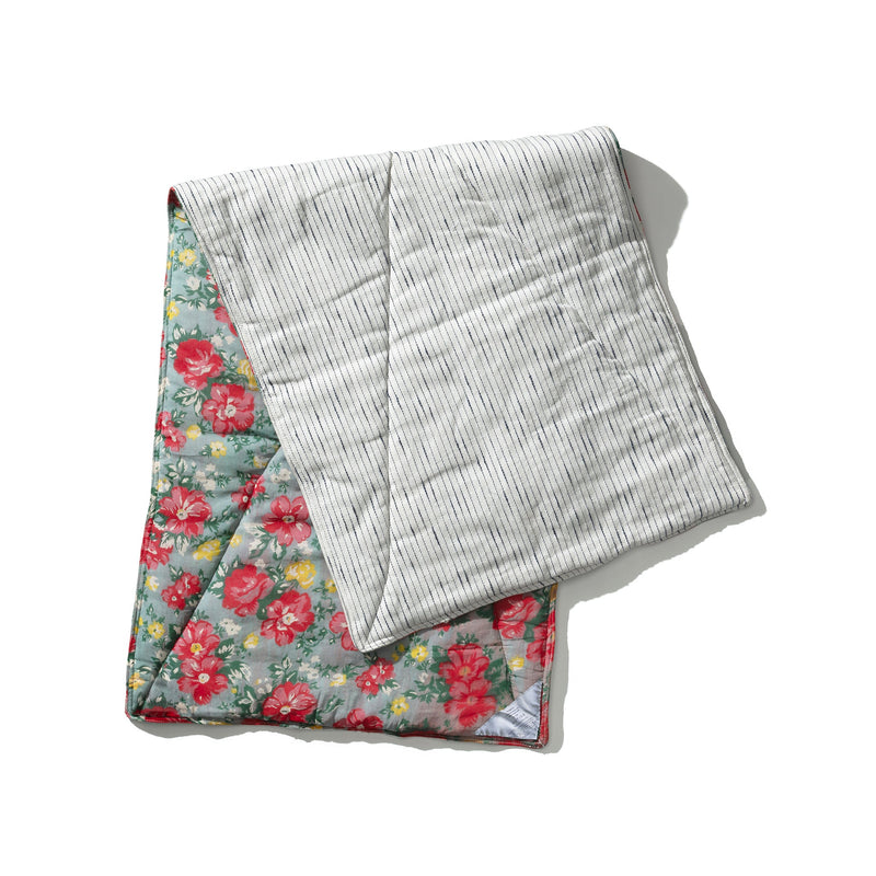 PUFFY NAP MAT / FLOWER x STRIPE