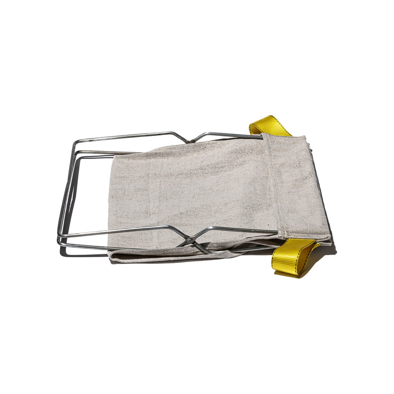 FOLDING BAG STORAGE FOR CAFÉ / Ivory - Black Mix