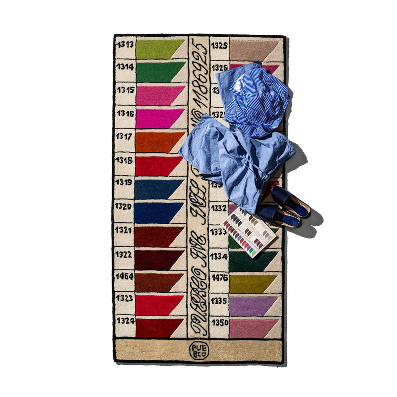 TUFTED RUG / COLOR SWATCH – PUEBCO AUSTRALIA