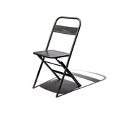 VINTAGE STEEL FOLDING CHAIR / Natural