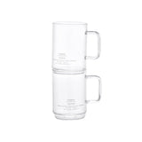 BOROSILICATE GLASS MUG / Shallow Stacking