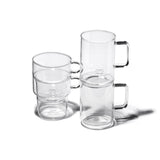 BOROSILICATE GLASS MUG / Shallow Stacking