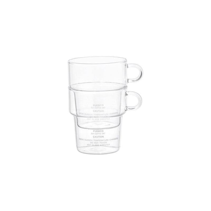 BOROSILICATE GLASS MUG / Deep Stacking