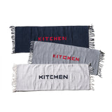 HANDLOOM RECYCLED YARN KITCHEN MAT