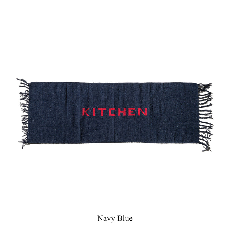 HANDLOOM RECYCLED YARN KITCHEN MAT
