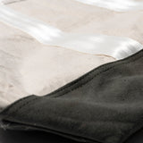 LAMINATED FABRIC x VINTAGE FABRIC BAG
 / 40 x 35