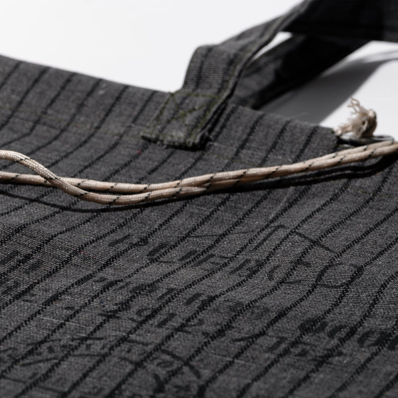 WAXED CANVAS LARGE BAG / Grey