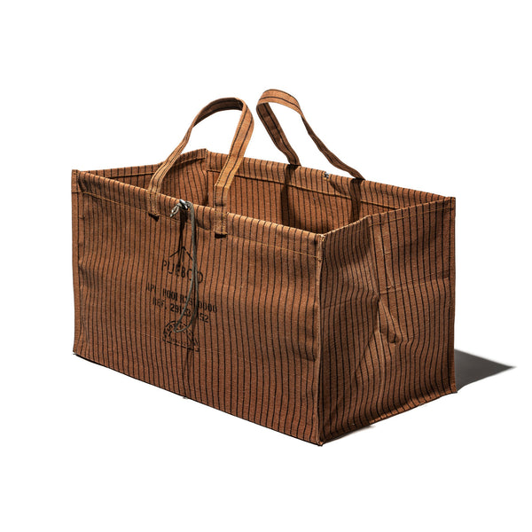WAXED CANVAS LARGE BAG / Brown