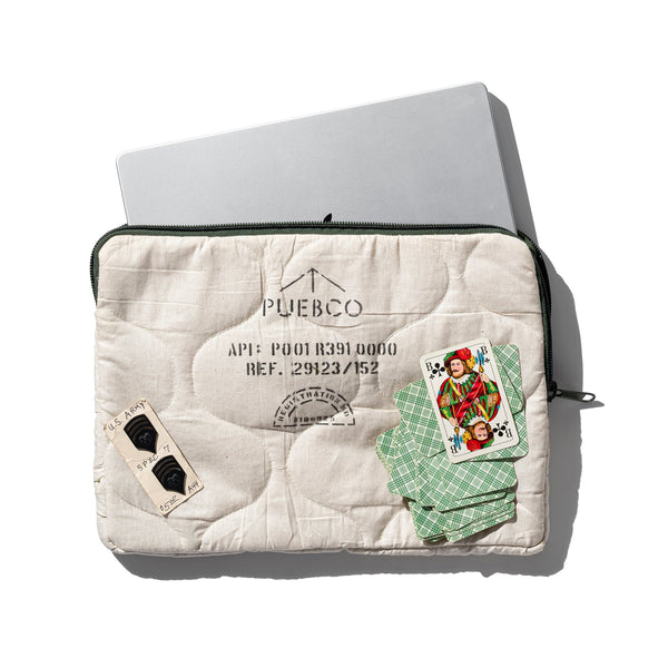 QUILTED LAPTOP CASE / 15"