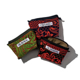 RUBBERISED HOOD FABRIC x JACQUARD POUCH