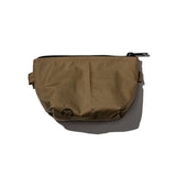 RUBBERISED HOOD FABRIC x JACQUARD POUCH
