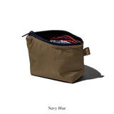 RUBBERISED HOOD FABRIC x JACQUARD POUCH