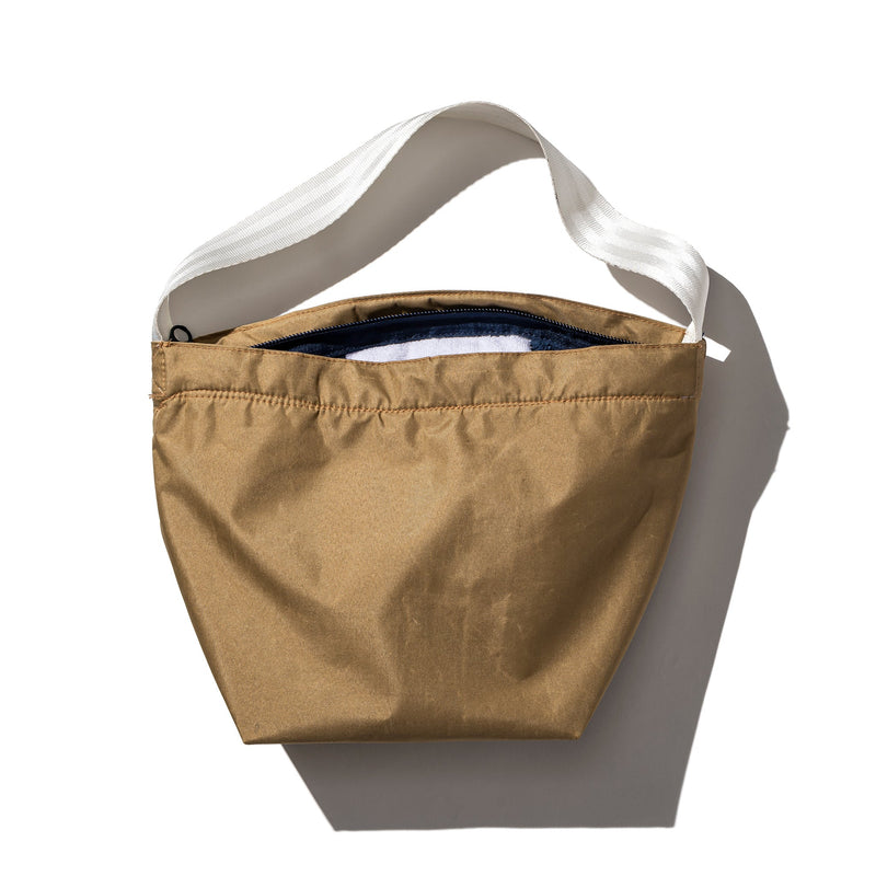 RUBBERISED FABRIC BAG W/ZIPPER
