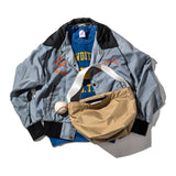 RUBBERISED FABRIC BAG W/ZIPPER