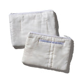 WHITE QUILTED SNOW JACKET LAPTOP CASE / 13"