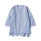 COTTON STRIPED SHIRT / CREW NECK