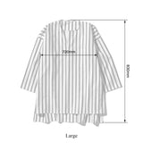 COTTON STRIPED SHIRT / CREW NECK