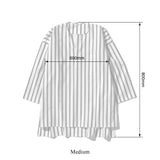 COTTON STRIPED SHIRT / CREW NECK