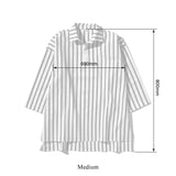 COTTON STRIPED SHIRT / REGULAR COLLAR
