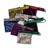 VINTAGE SLING BELT POUCH / Purple x Red